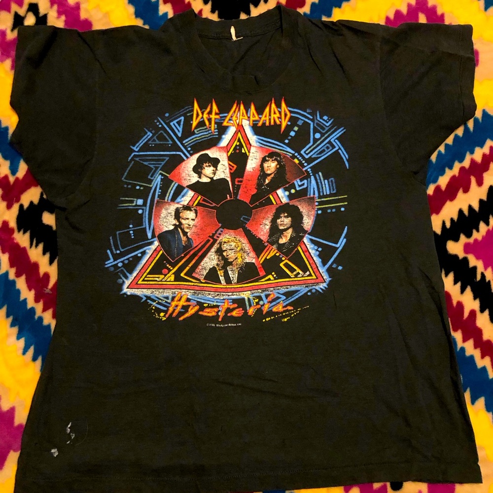 Vintage Def Leppard 1986 Hysteria Tour Tee